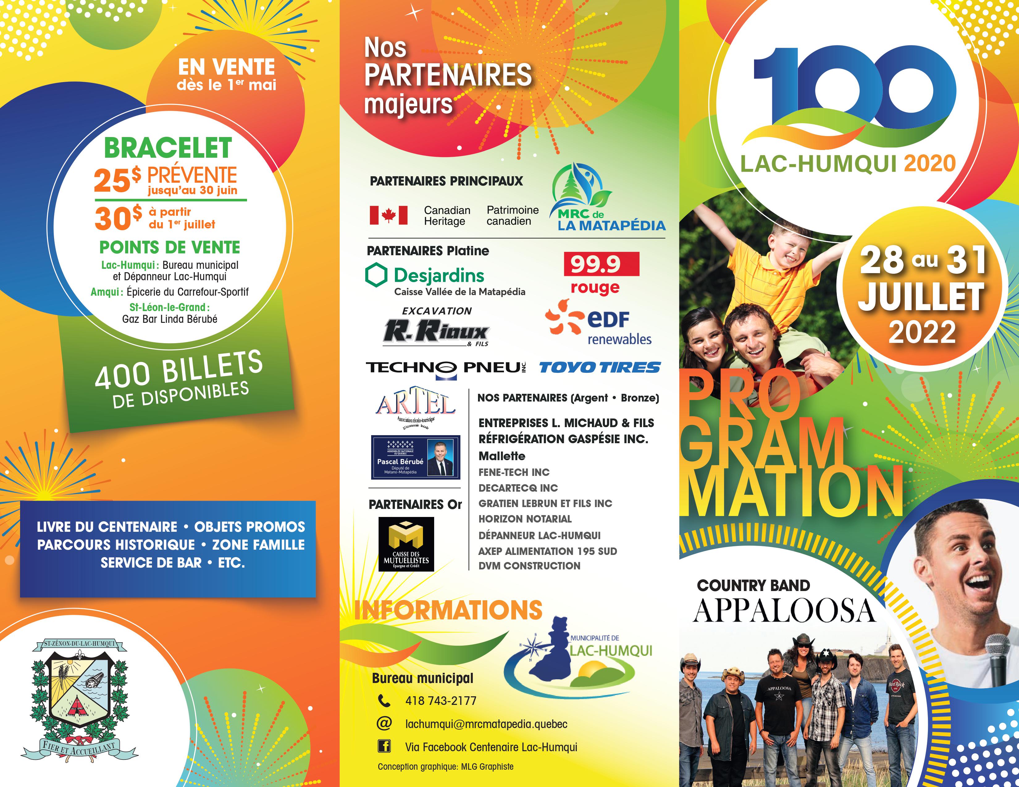 Centenaire de SaintZénonduLacHumqui La Matapédia