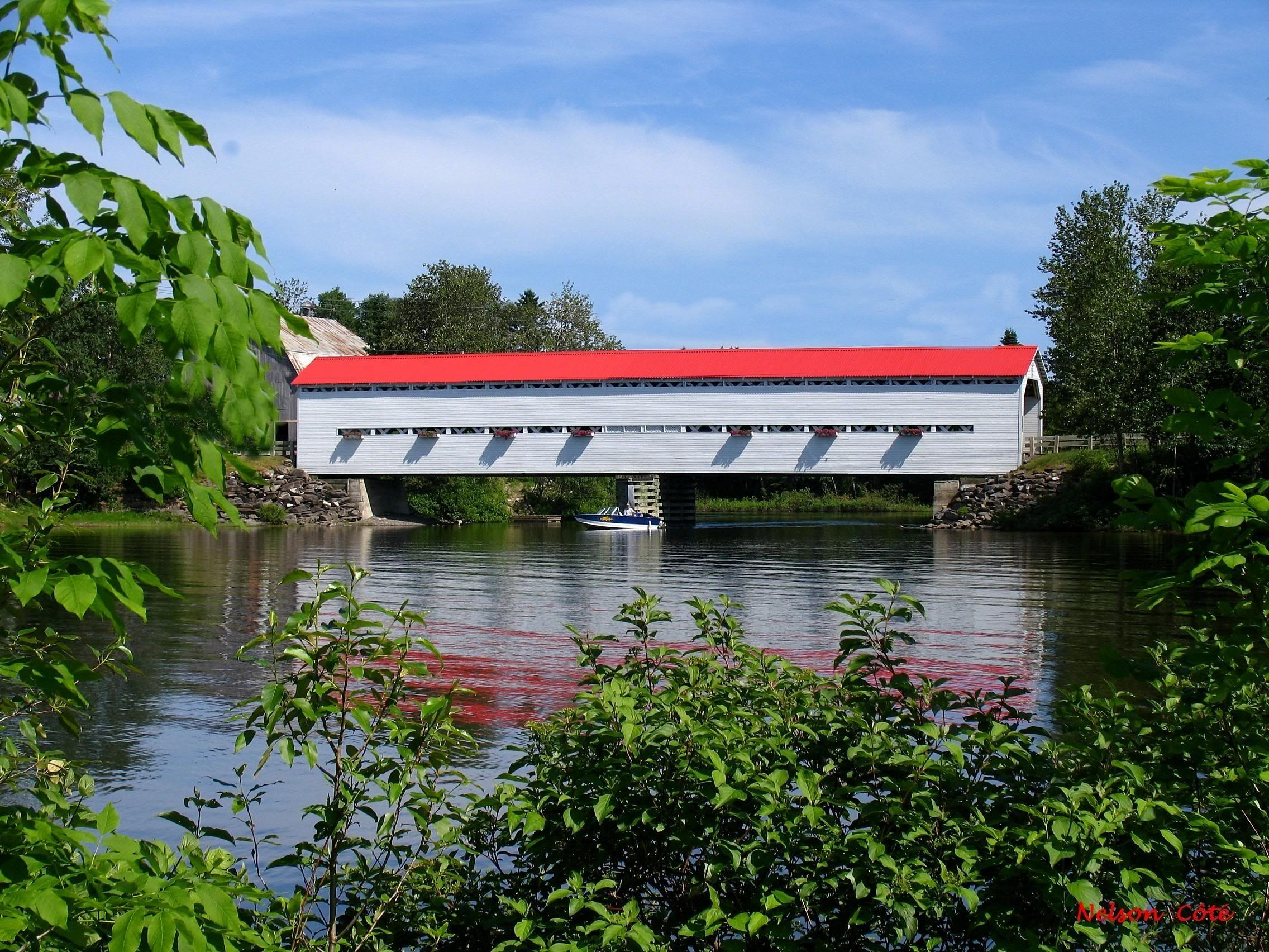 L’AnseStJean Covered Bridge La Matapédia