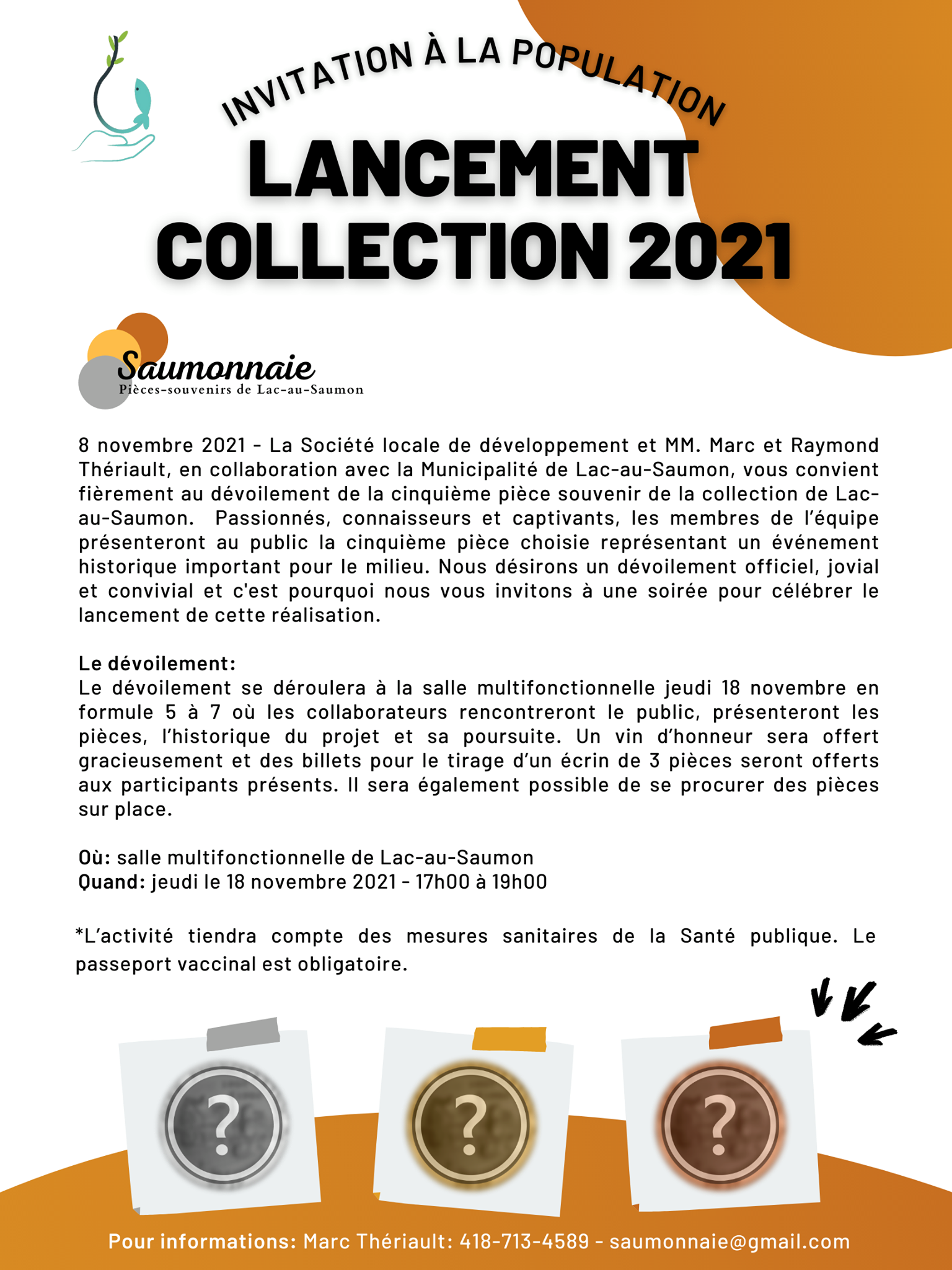 Lancement de la collection 2021 de piècessouvenirs de LacauSaumon
