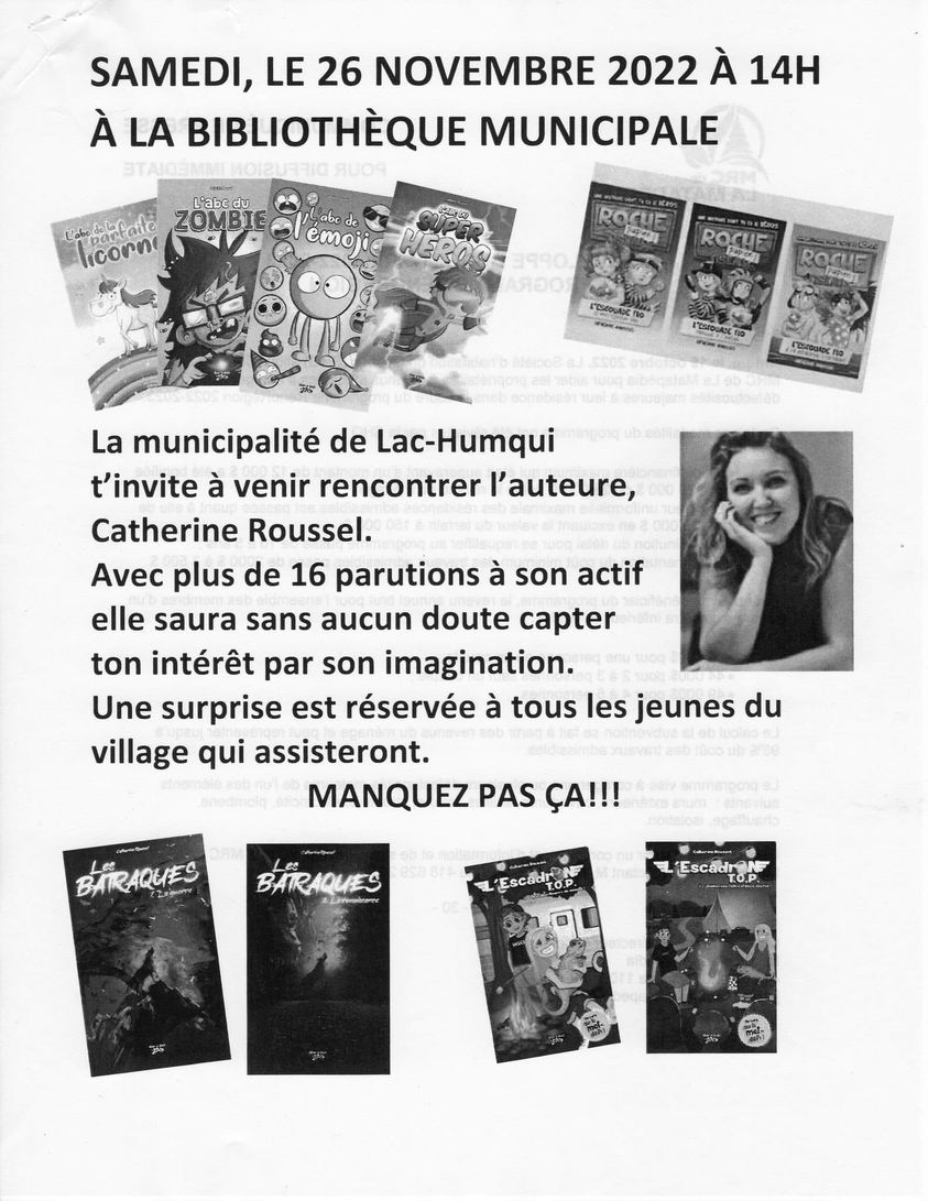 Rencontre avec Catherine Roussel, autrice jeunesse | La Matapédia