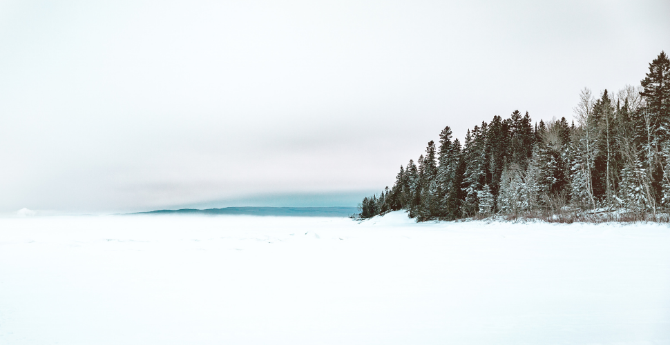 Lac Matapédia l'hiver