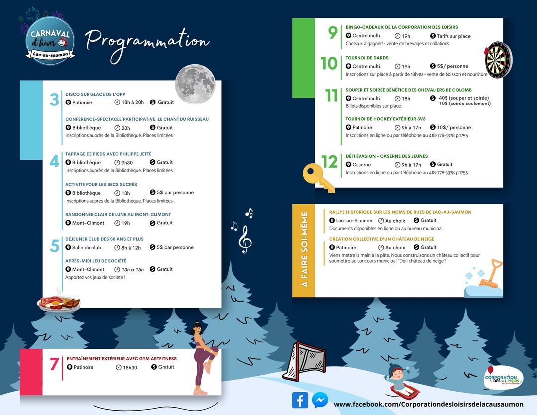 Carnaval d'hiver de LacauSaumon La Matapédia