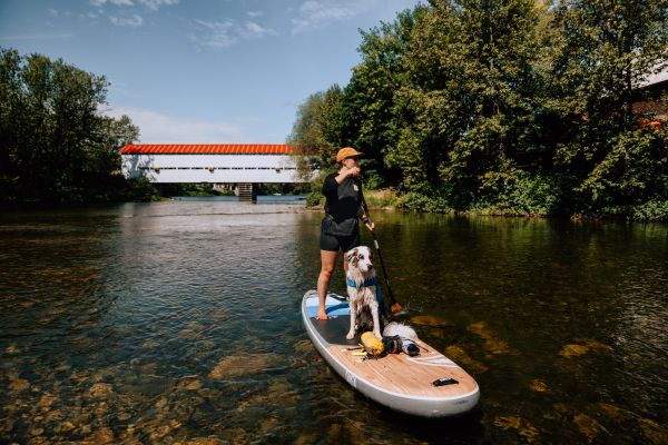 Paddle sur la rivière Matapédia