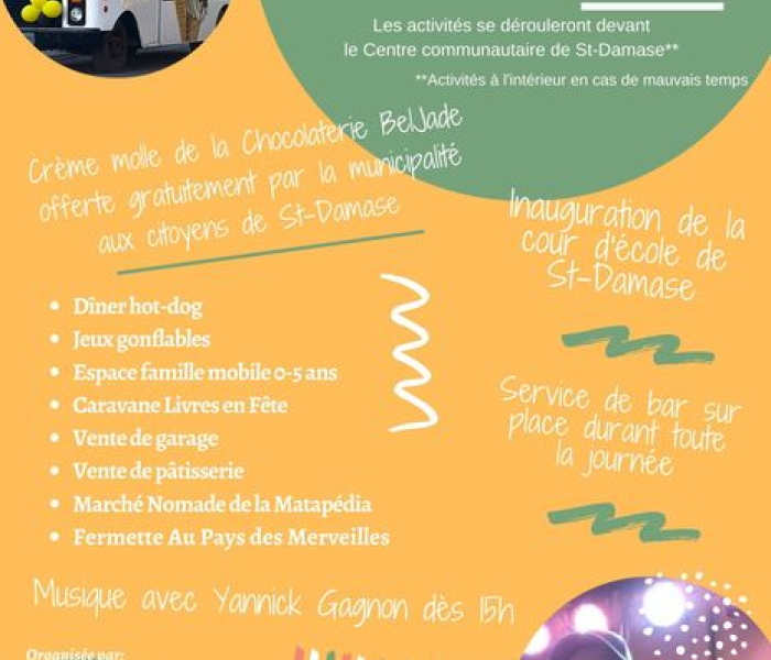 Journée familiale de SaintDamase La Matapédia